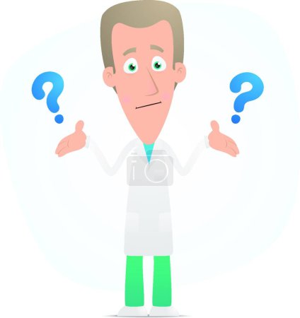 Illustration for Doctor, graphic vector illustration - Royalty Free Image
