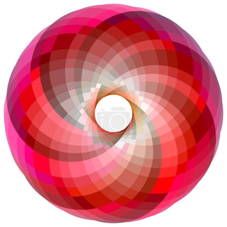 Ilustración de Vórtice color paleta vector ilustración - Imagen libre de derechos