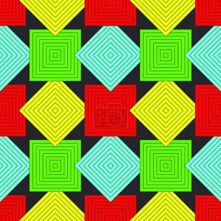 Illustration for Squares pattern  vector illustration - Royalty Free Image