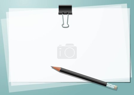 Illustration for Paper frame modern vector illustration - Royalty Free Image