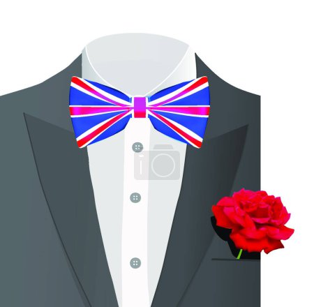 Téléchargez les illustrations : Mariage royal en Angleterre illustration vectorielle - en licence libre de droit