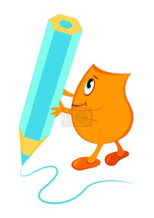 Illustration for Blinky writing, colorful vector illustration - Royalty Free Image