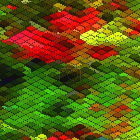 Photo for Colorful abstract mosaic background - Royalty Free Image