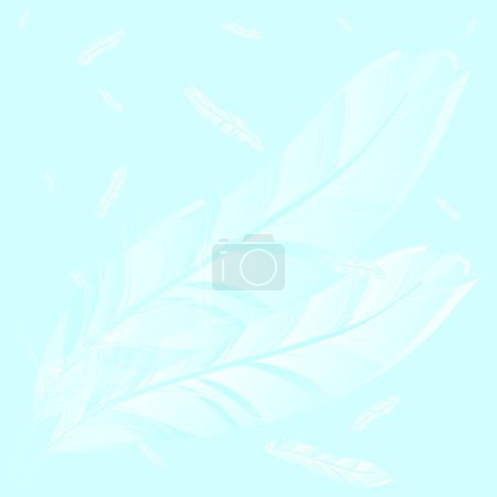 Illustration for Illustration of the feather - Royalty Free Image