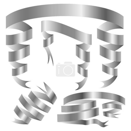 Illustration for Illustration of the Silk tape - Royalty Free Image
