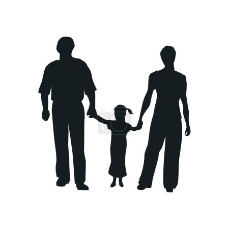 Ilustración de Ilustración de la familia - Imagen libre de derechos