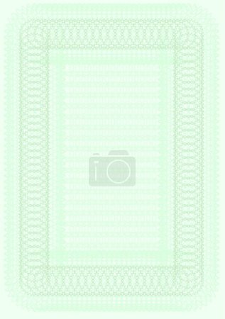 Illustration for Blank Certificate Template, copy space background - Royalty Free Image