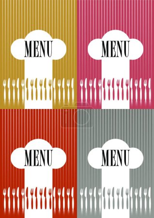Illustration for "Set of Menu Card Covers" - Royalty Free Image