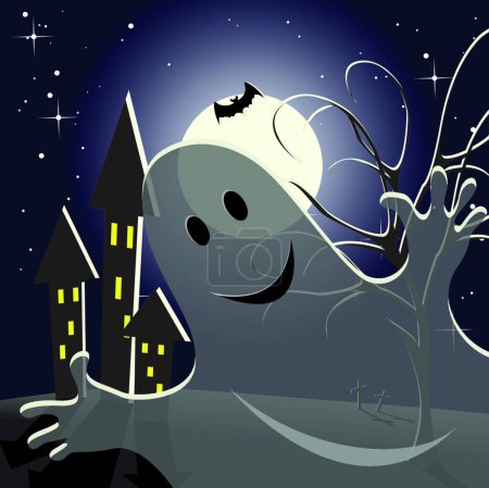 Ilustración de Helloween vector colorido ilustración - Imagen libre de derechos