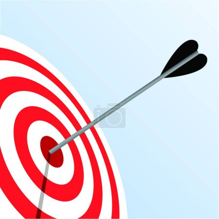 Photo for Bull's eye, graphic vector illustration - Royalty Free Image