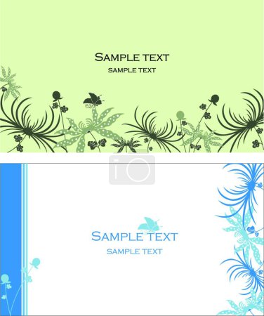 Illustration for Visit cards, graphic vector illustration - Royalty Free Image