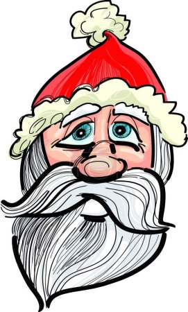 Ilustración de Santa Claus, ilustración vectorial - Imagen libre de derechos