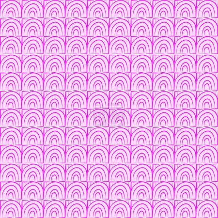 Illustration for Pink pattern vector illustration - Royalty Free Image