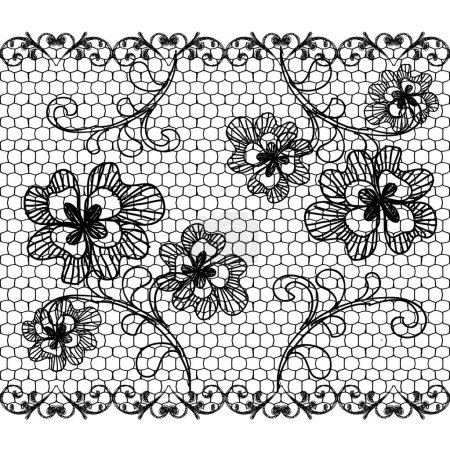 Illustration for Lace, graphic vector illustration - Royalty Free Image