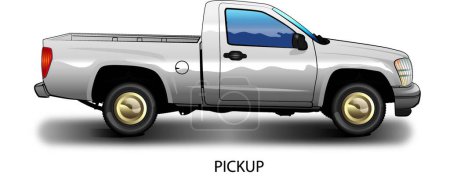 Illustration for Pickup, simple vector illustration - Royalty Free Image