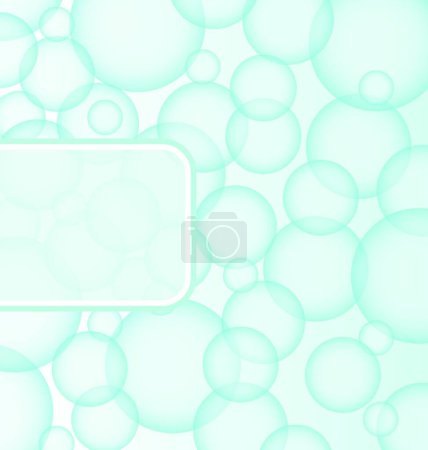 Illustration for Abstract soap ball with bubble - Royalty Free Image