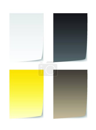 Ilustración de Papel de color, ilustración vectorial gráfica - Imagen libre de derechos