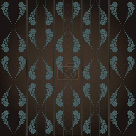 Illustration for Brown wallpaper, graphic vector background - Royalty Free Image