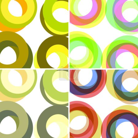 Illustration for Abstract circles background, vector illustration - Royalty Free Image