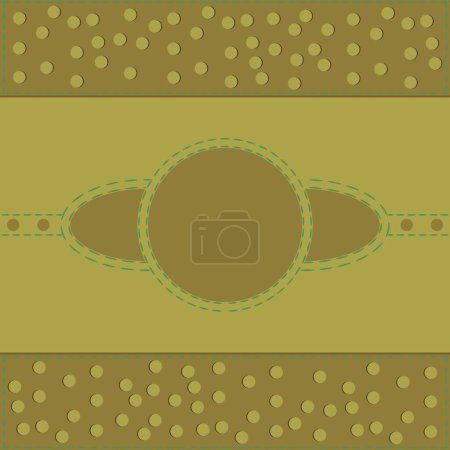 Illustration for Decorative  frame, graphic vector background - Royalty Free Image