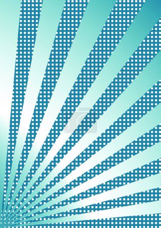 Ilustración de Rayos azules divergentes.Fondo, fondo de vector gráfico - Imagen libre de derechos