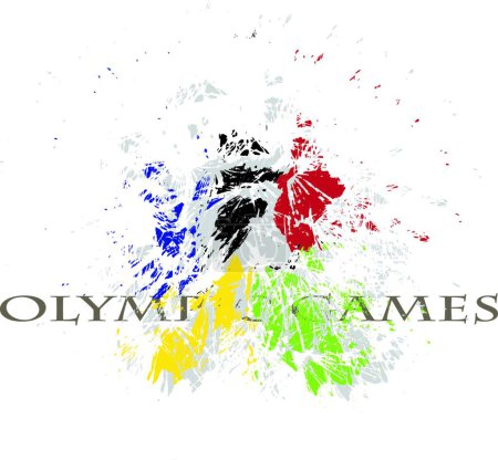 Ilustración de Olimpiadas, vector gráfico de fondo - Imagen libre de derechos