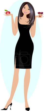Illustration for Choice, graphic vector illustration - Royalty Free Image