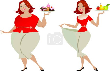 Illustration for Diet concept, vector illustration - Royalty Free Image