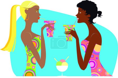 Illustration for Cocktail bar, graphic vector illustration - Royalty Free Image