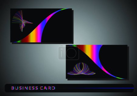 Photo for Business card vector illustration - Royalty Free Image