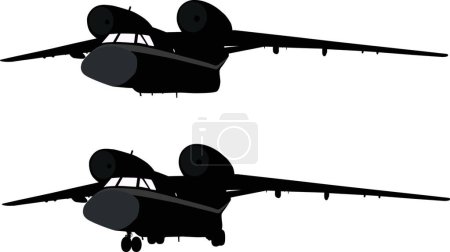 Ilustración de Aeronaves, ilustración vectorial gráfica - Imagen libre de derechos
