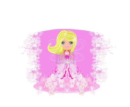 Illustration for Little princess, graphic vector illustration - Royalty Free Image