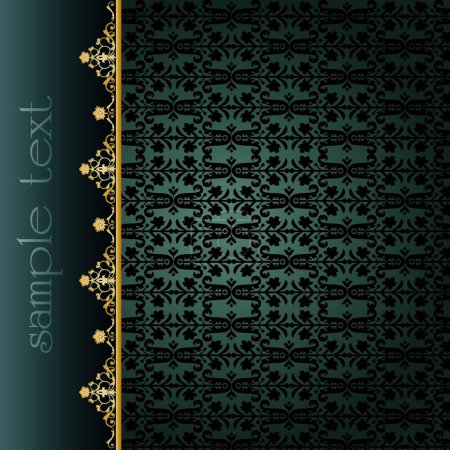 Illustration for Traditional ottoman pattern, graphic vector illustration - Royalty Free Image
