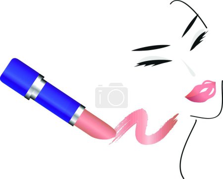 Illustration for Face Sketch, graphic vector illustration - Royalty Free Image