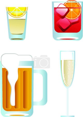 Téléchargez les photos : Icône web alcool, design simple - en image libre de droit
