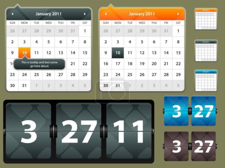 Photo for Calendar icon vector illustration - Royalty Free Image