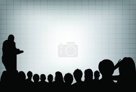 Illustration for Presentation at a business conference or product marketing - Royalty Free Image