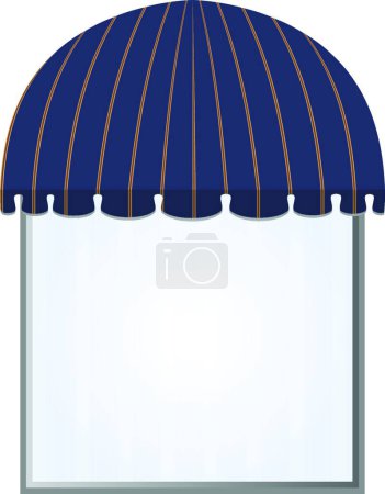 Illustration for Awning  graphic vector illustration - Royalty Free Image