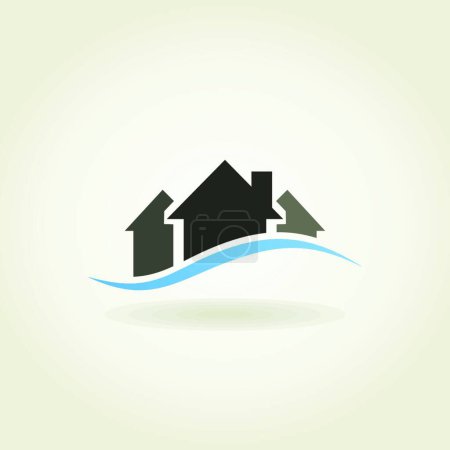 Illustration for Home design, simple vector illustration - Royalty Free Image
