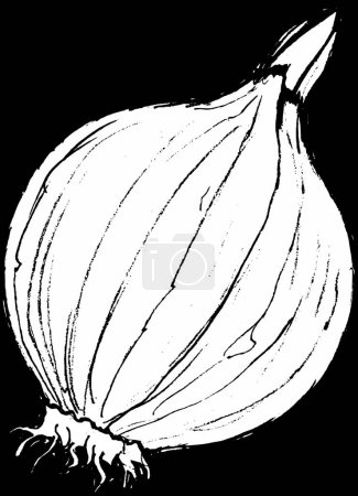 Ilustración de Icono de cebolla, ilustración simple web - Imagen libre de derechos