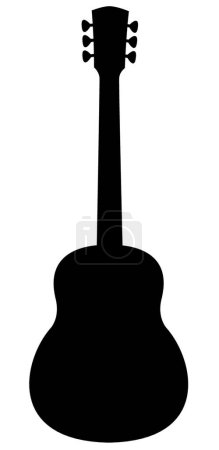 Ilustración de Guitar icon, web simple illustration - Imagen libre de derechos