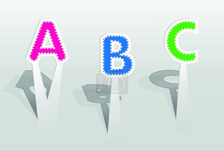 Ilustración de Ilustración vectorial de abc - Imagen libre de derechos