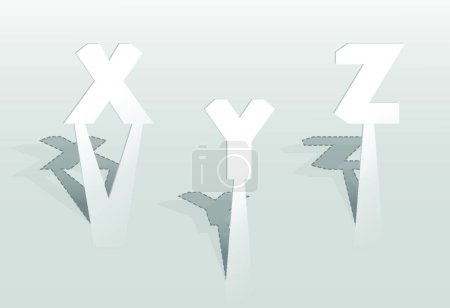 Illustration for Vector Illustration of  XYZ - Royalty Free Image