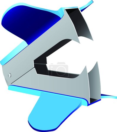 Illustration for "Staple Remover"  vector illustration - Royalty Free Image