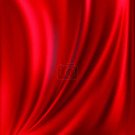 Illustration for Silk red color background - Royalty Free Image