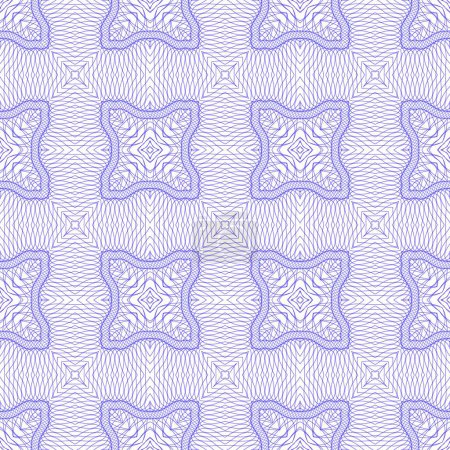 Illustration for "Vector seamless guilloche background" - Royalty Free Image