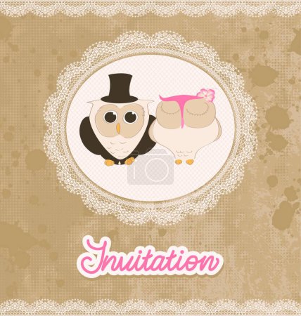 Téléchargez les illustrations : Modèle d'invitation coloré, illustration vectorielle - en licence libre de droit