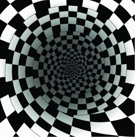 Ilustración de Fondo de ajedrez abstracto, ilustración vectorial gráfica - Imagen libre de derechos