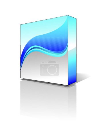 Ilustración de 3D Business Software Box, ilustración vectorial - Imagen libre de derechos