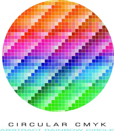 Ilustración de "Paleta de colores CMYK para fondo abstracto
" - Imagen libre de derechos